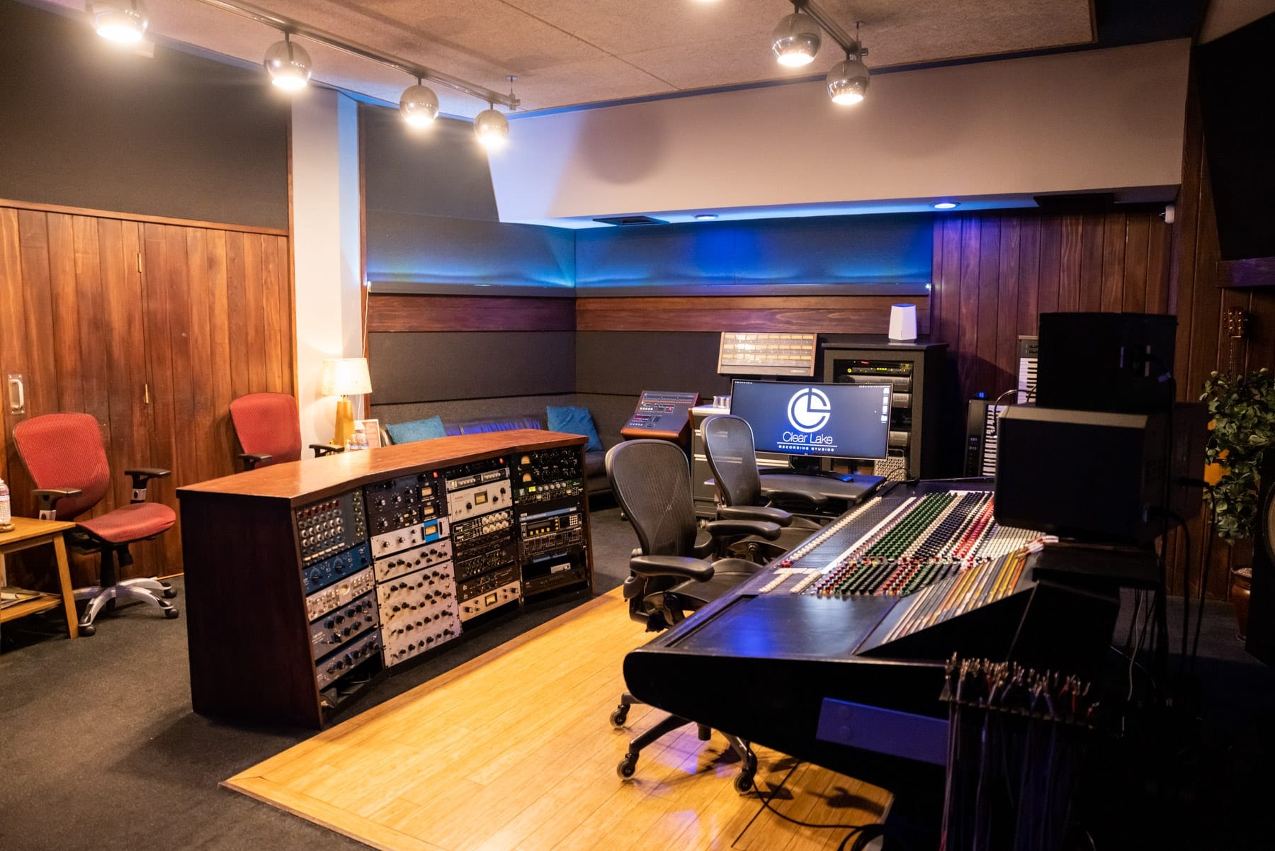 Clear Lake Audio control room